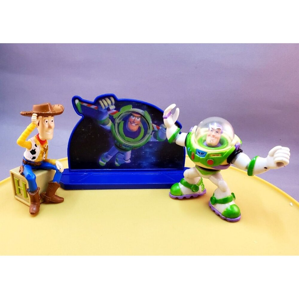 Decopac Toy Story Woody Buzz Lightyear Pvc Figure Cake Topper Decoration